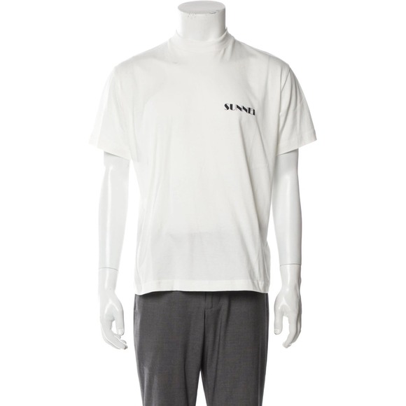 Sunnei‎ Men's White Graphic Cotton Made In Italy Size Xxs Casual Fashion